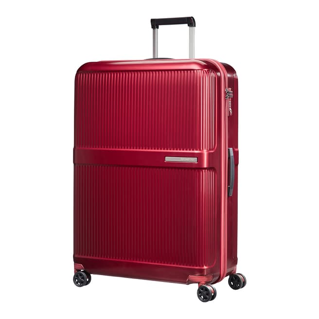 Samsonite Metallic Red Dorsett Spinner Suitcase 78cm