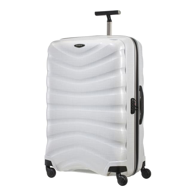 Samsonite Diamond White Firelite Spinner Suitcase 81cm