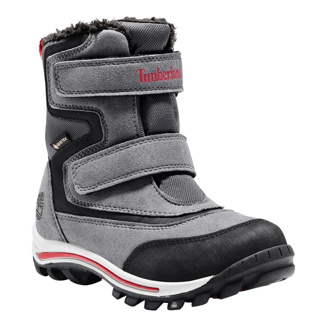 Timberland  Grey/Red Chillberg 2-Strap GTX Boots