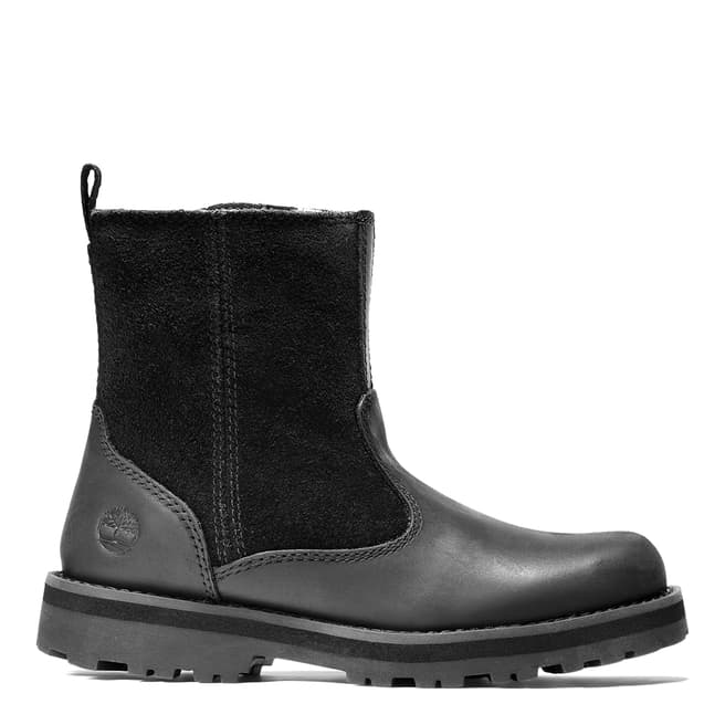 Timberland Junior Boy's Black Courma Kid Warm Lined Boots