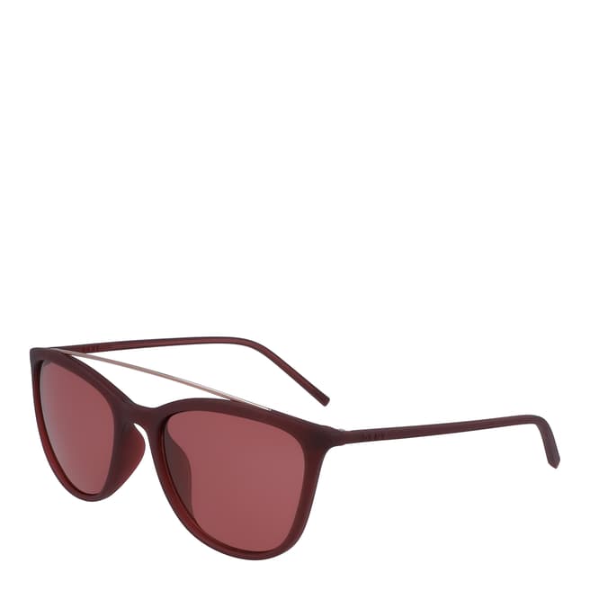 DKNY Oxblood Butterfly Sunglasses