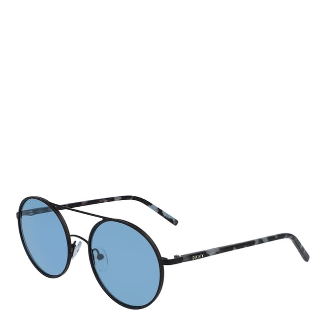 DKNY Blue Round Sunglasses