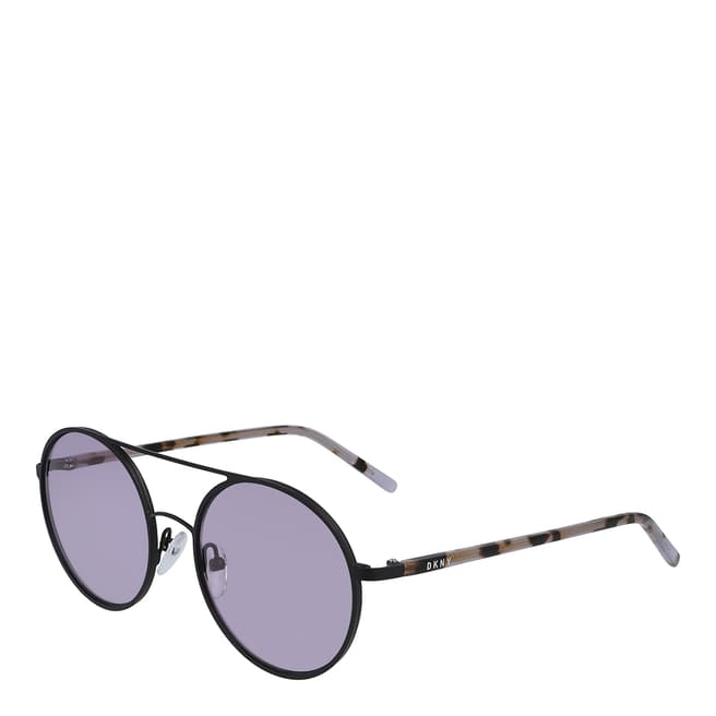 DKNY Purple Round Sunglasses
