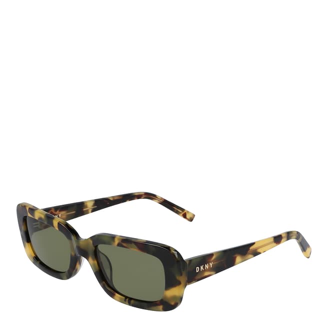 DKNY Tokyo Tortoise Rectangle Sunglasses