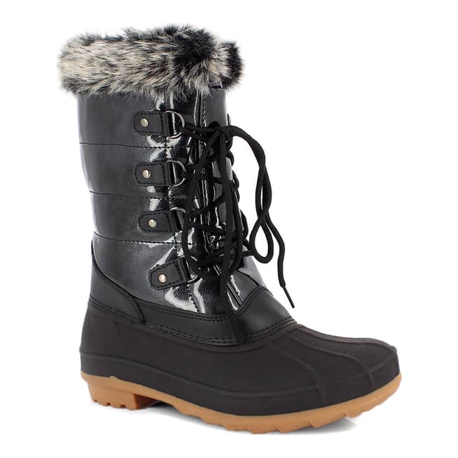 Kimberfeel Black Lorelei Snow Boots