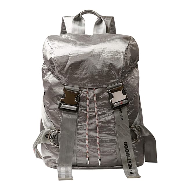 Vivienne Westwood Grey Parachute Backpack
