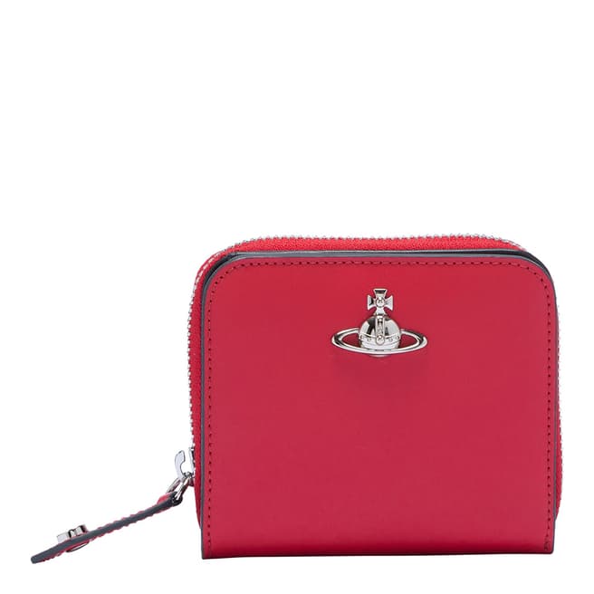Vivienne Westwood Red Alex Medium Zip Wallet