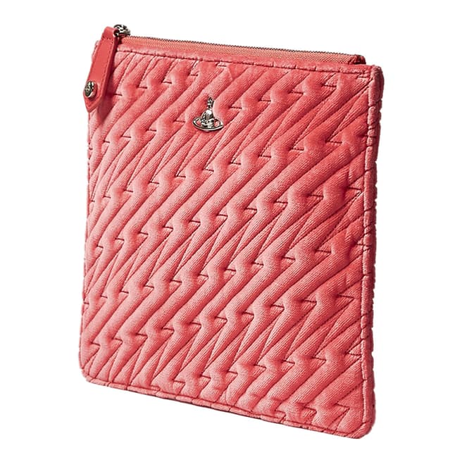 Vivienne Westwood Pink Coventry Quilted Pouch