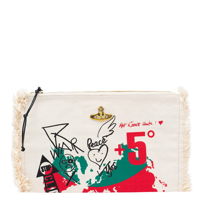 Vivienne Westwood Natural World Map Pouch