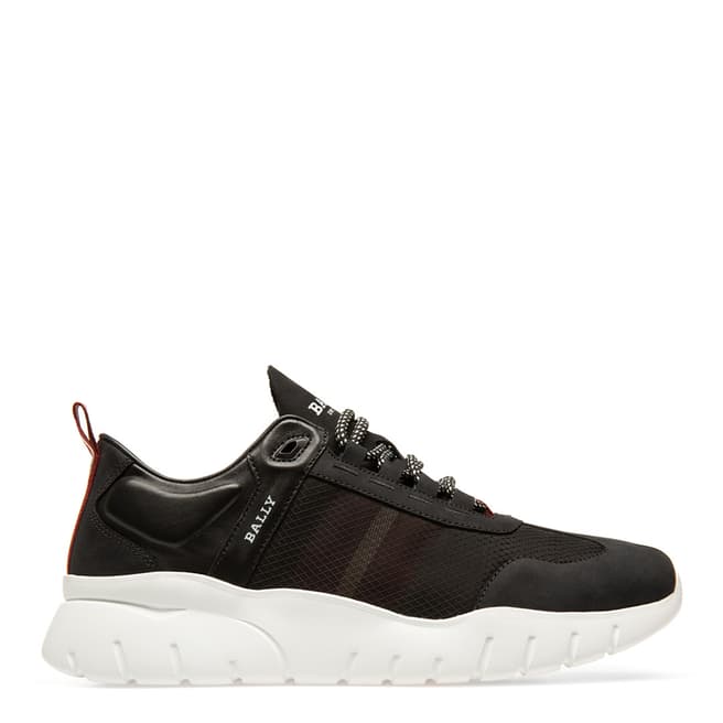 BALLY Black Leather Brody Sneakers