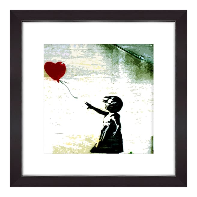 Banksy There is always hope Portrait 40x40cm