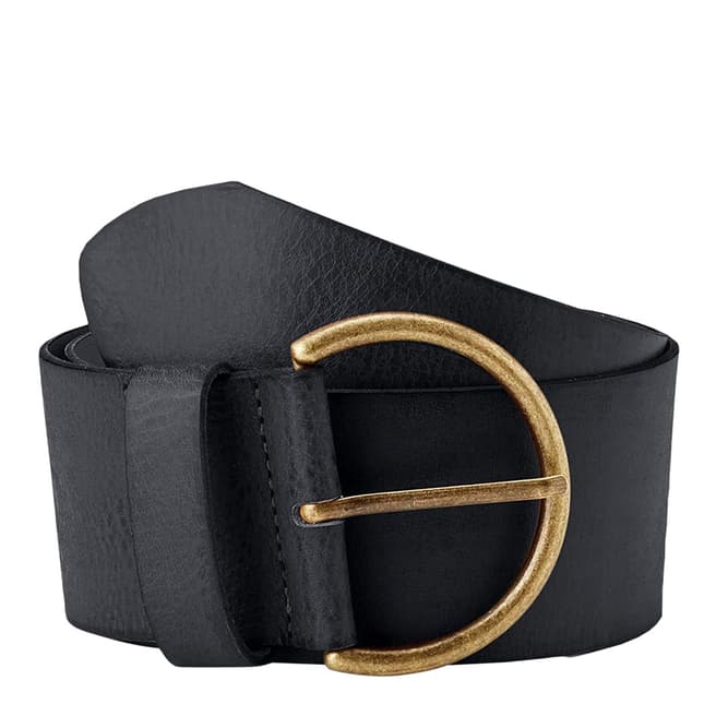 United Colors of Benetton Black Thick Belt