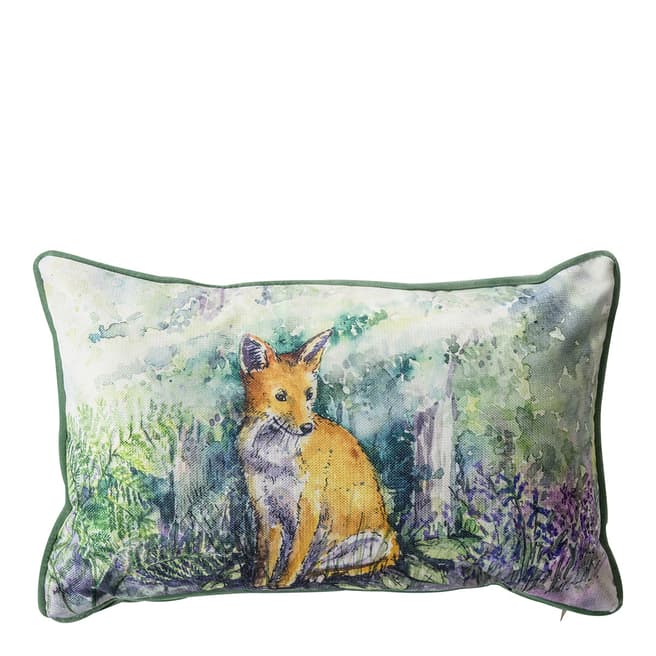 Kilburn & Scott Forest Fox Watercolour Cushion 