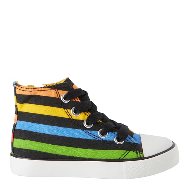 United Colors of Benetton Baby Multi-Colour Striped Trainers