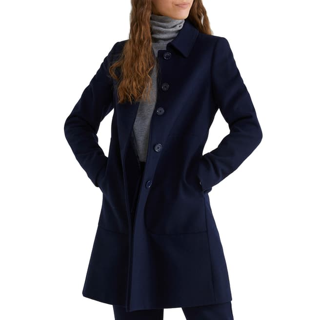 United Colors of Benetton Wool Blend Cloth Coat