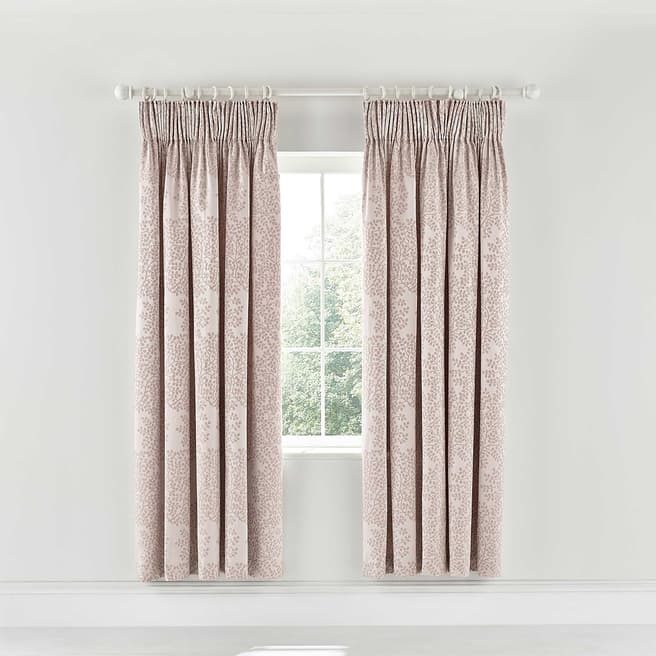 Sanderson Lindos 168x183cm Set of Curtains, Rose