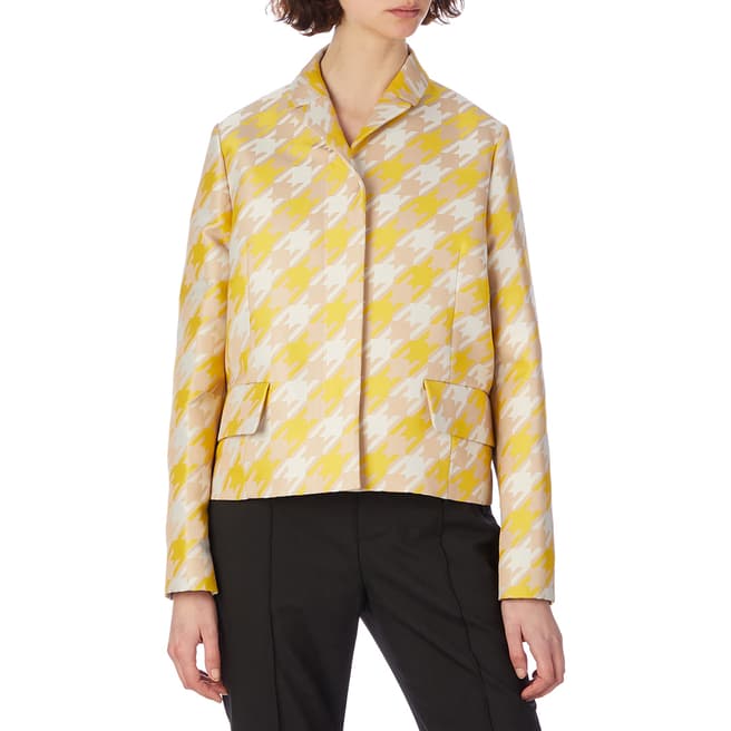 Marni Yellow Houndtooth Jacket