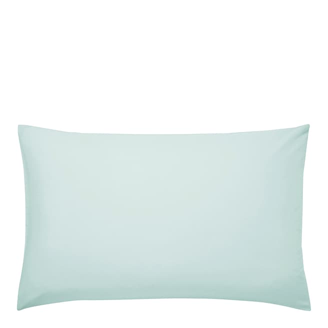 Sanderson Options 220TC Pair of Housewife Pillowcases, Duck Egg