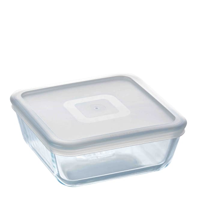 Pyrex Set of 6 Cook & Freeze Square Dishes with Lid, 850ml