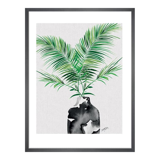 Summer Thornton Majesty Palm Plant, Framed Print