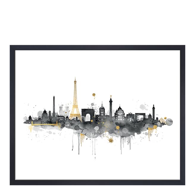 Summer Thornton Paris Skyline, Framed Print