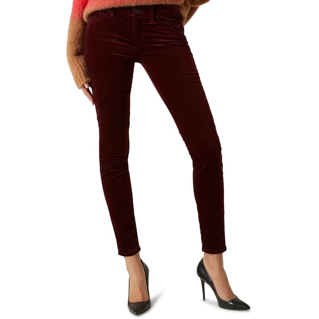7 For All Mankind Red The Skinny Stretch Jeans