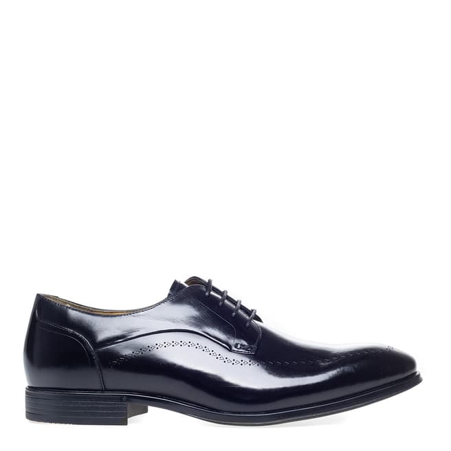 Steptronic Black Fareham Leather Brogue Oxford Shoes