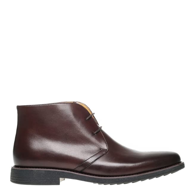 Steptronic Dark Brown Alfa Leather Boots