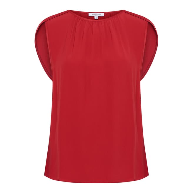 Great Plains Red Carly Luxe Top