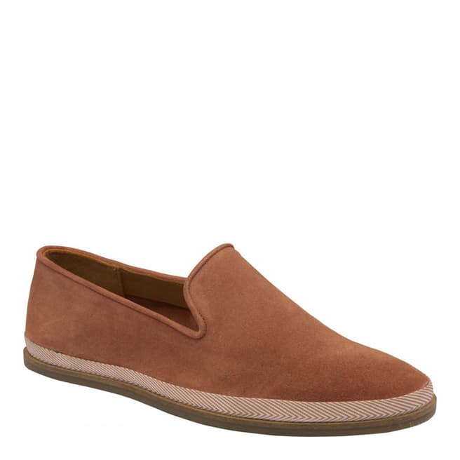 Frank Wright Rust Tarn Suede Loafer