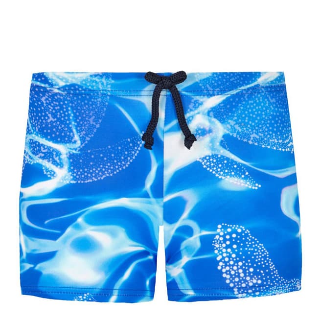 Vilebrequin Boy's Neptune Blue Splash Swim Shorts