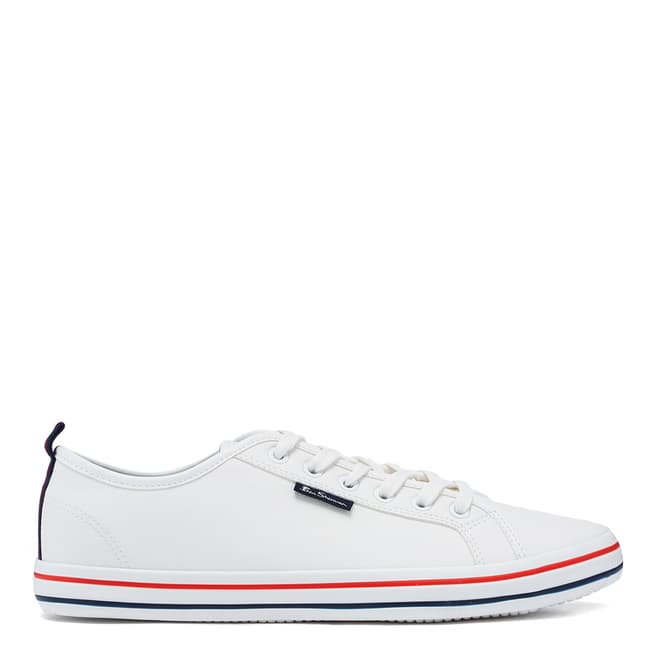 Ben Sherman White Lowell Trainers