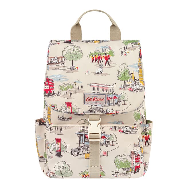Cath Kidston Ivory Billie Goes to Town Buckle Backpack