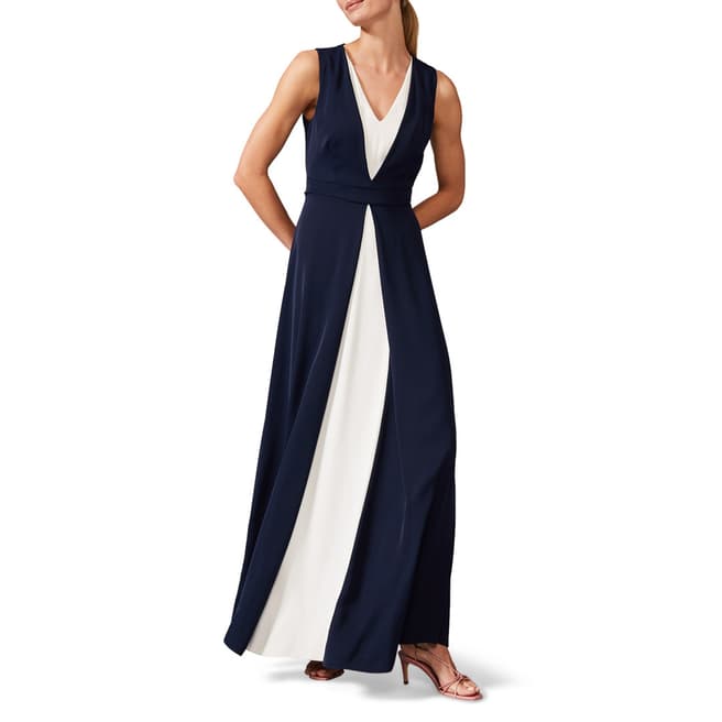 Phase Eight Navy Addy Maxi Dress