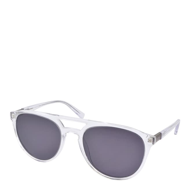 Barbour Men's Clear/Grey Barbour Sunglasses 56mm