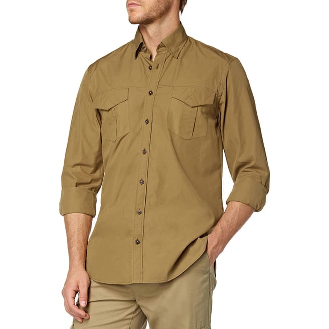 Purdey Men's Lightweight Safari Khaki Shirt