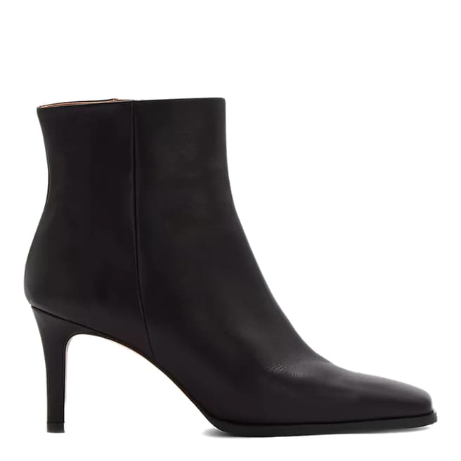 Jigsaw Black Calder Leather Ankle Boots