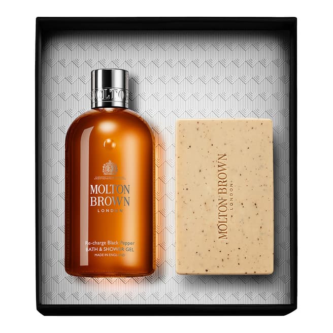 Molton Brown Black Pepper Bathing Duo Gift Set Worth £40