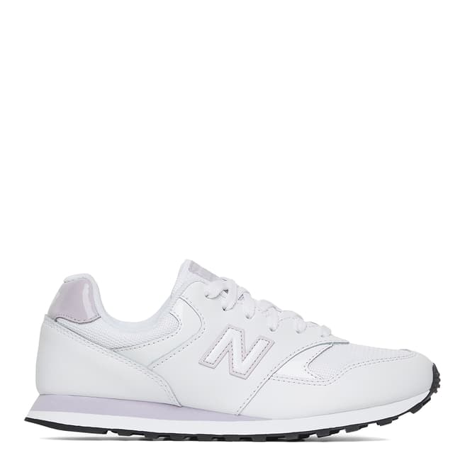 New Balance White 393 Sneaker