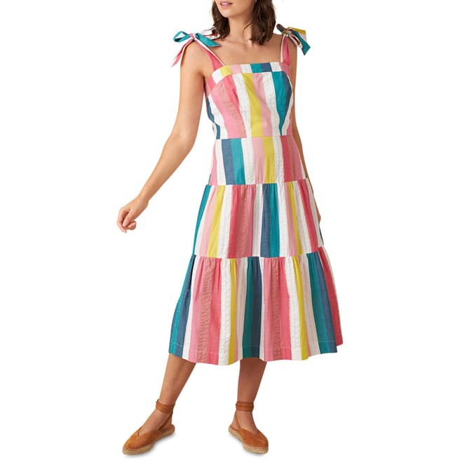Emily and Fin Summer Rainbow Stripe Iona Dress