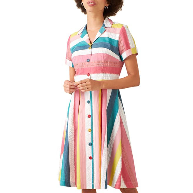 Emily and Fin Summer Rainbow Stripe Kate Dress