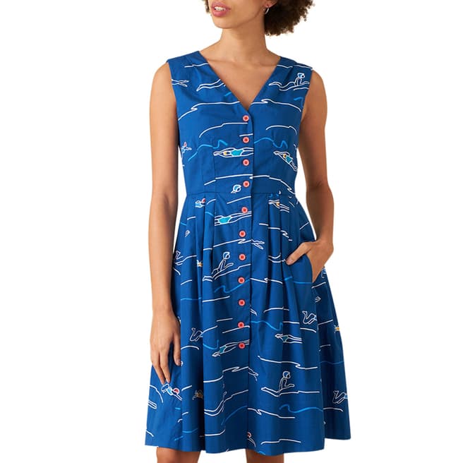 Emily and Fin Blue Divers Scarlett Dress