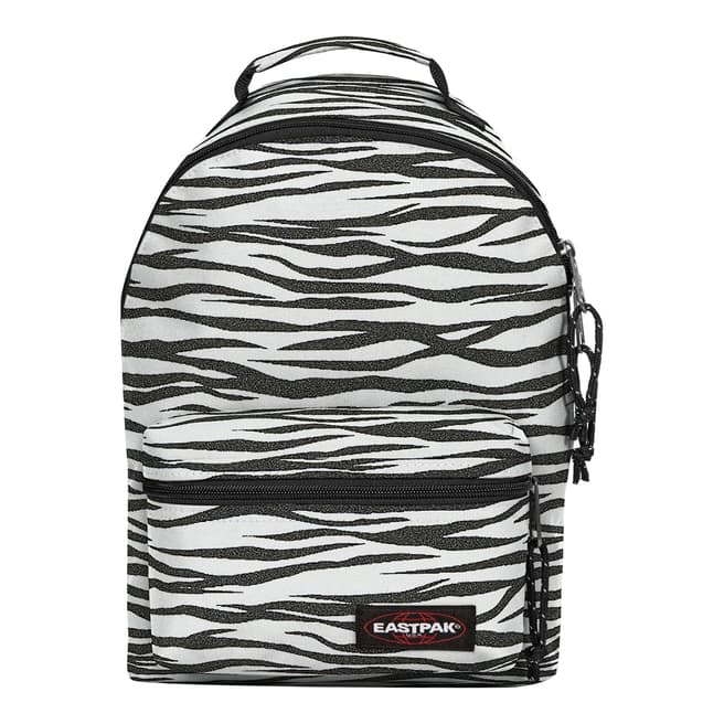 Eastpak White Zebra Orbit Mini Backpack