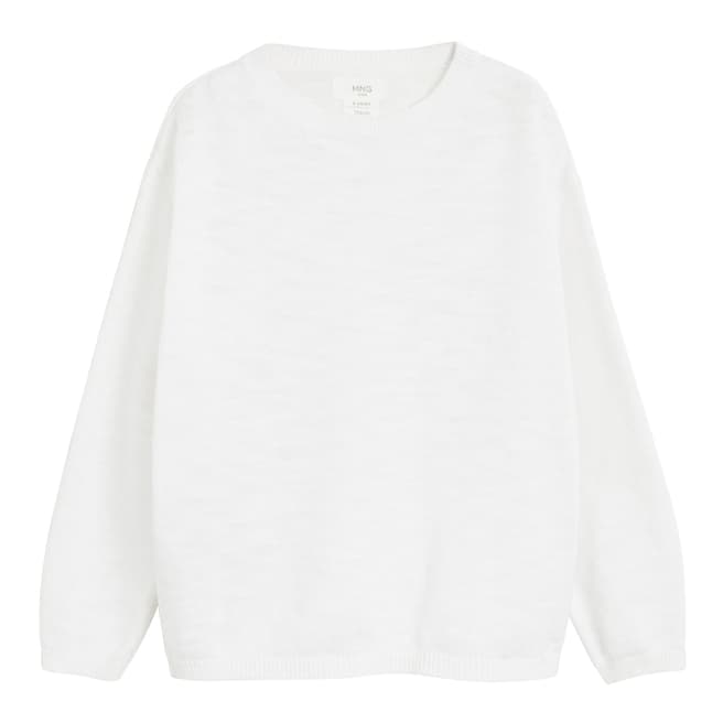 Mango White Sweater