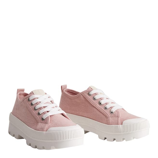 Mango Girl's Pink Maxi Sole Sneakers