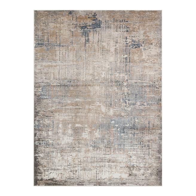 Limited Edition Taupe Blue Luzon Rug 170x120cm