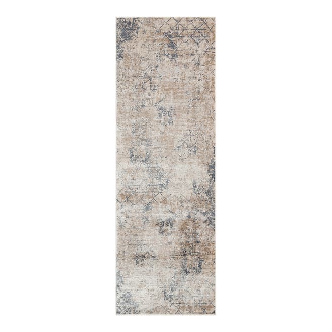 Limited Edition Ivory Taupe Luzon Rug 240x80cm