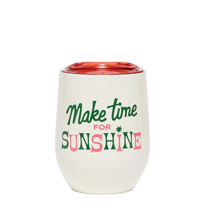 ban.do Make Time For Sunshine Stainless Steel Cup With Lid