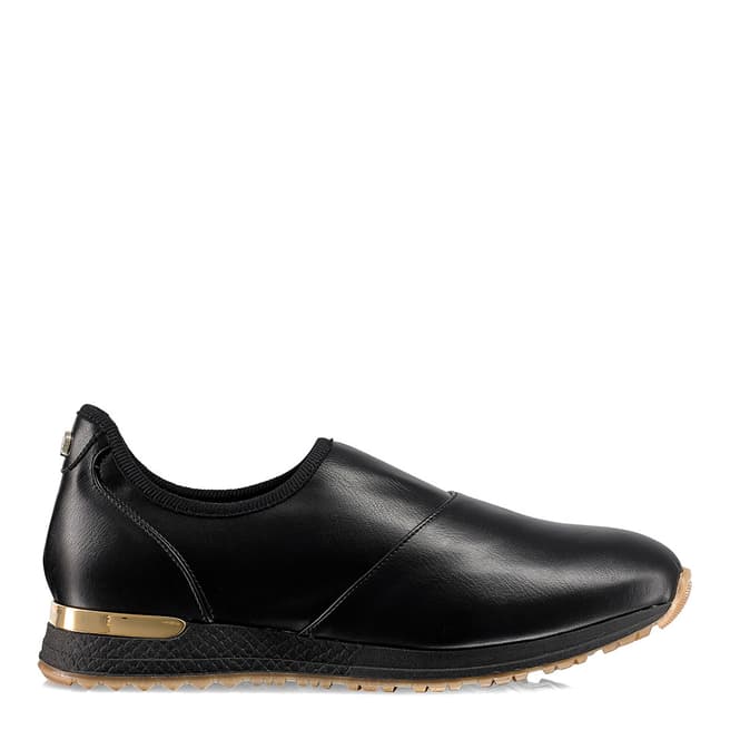 Russell & Bromley Black Stretch out Slip-On Sneaker