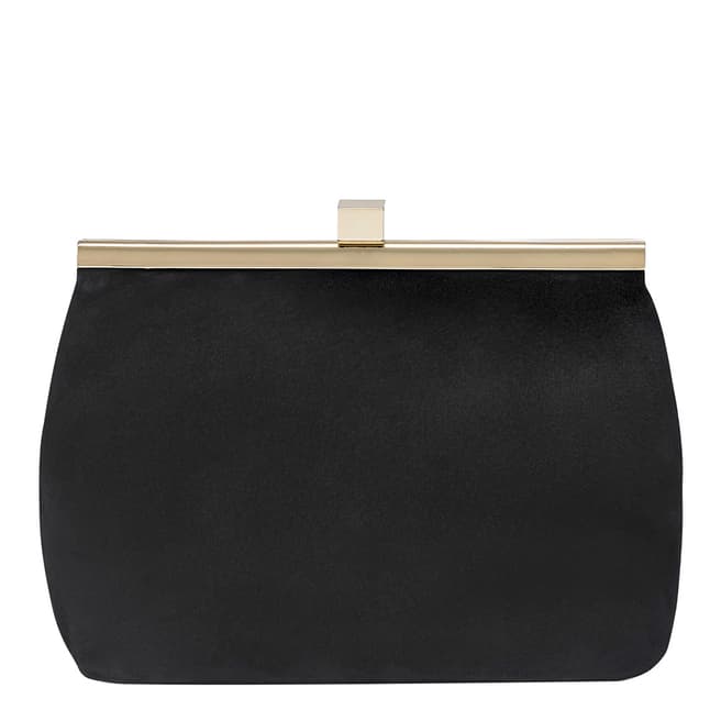 Russell & Bromley Black Suede Lady Mini Clutch